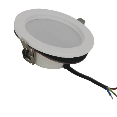 5W 10W 15W  3Cct Recessed Mounted Fire Proof Potlight Slim Round Fire Rated Led Panel Light With Dimmable Driver
