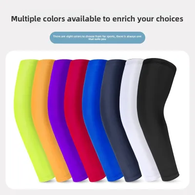 Compression Sports Arm Sleeve for Basketball Breathable Non-Slip Elbow Support Protector Fitness Cycling Hiking Outdoor Sport
