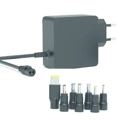 Universal 65W Laptop Wall Charger with different tips