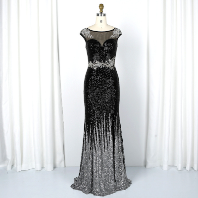 Real Picture Elegant Beading Tulle Sweetheart Prom Gown Evening Dresses Long Prom Dress