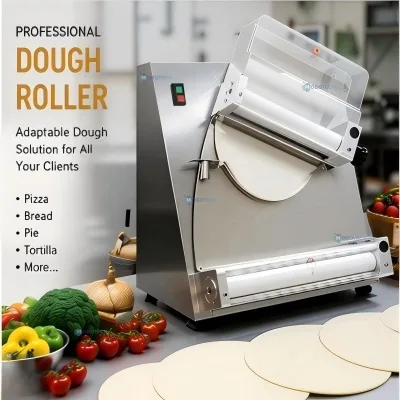 Commercial Pizza Dough Sheeter Roller Machine Automatic Pizza Dough Forming Machine for Bakery Pizza Shop