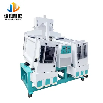 High-Quality Stainless Steel Screen Gravity Paddy Separator with Engine Core for Superior Rice Mill Performance