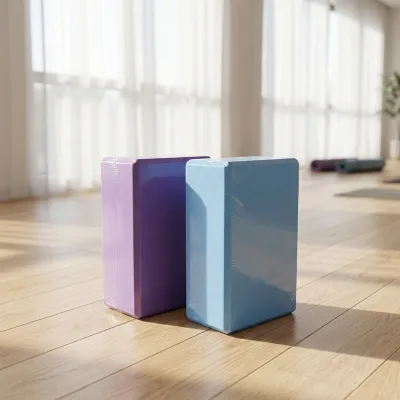 High Density Lightweight Durable Pilates Blocks Yoga Props EVA Foam Yoga Blocks for Home Gym Workout Fitness Exercise