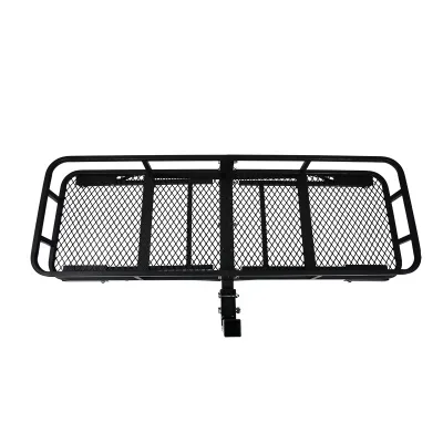 Rear Cargo Rack Off-road Vehicle Metal Trailer Basket Folding Luggage Carrier