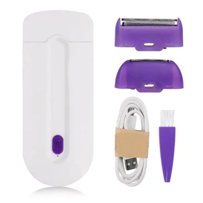 Professional Painless Hair Removal Kit Laser Touch Epilator USB Rechargeable Women Body Face Leg Bikini Hand Shaver Hair Trimmer
