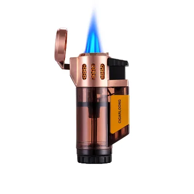 Creative Direct-fill Cigarette Lighter 3 Fire Cigar Lighter Plastic Custom Cigar Lighter Wholesale