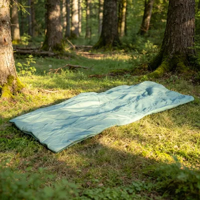 Premium Ultralight Compressed Envelope Sleeping Bag Nylon Polyester Imitation Silk Cotton Summer Camping Backpacking Hiking