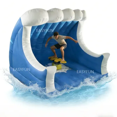 EASYFUN Simulador De Olas Artificial Inflable | Diversion Deportiva al Aire Libre