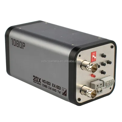 1080p Full HD 2mp 20X Optical Zoom CCTV Box Camera HD SID 3G HDI EX-HDI 60fps SDI Camera