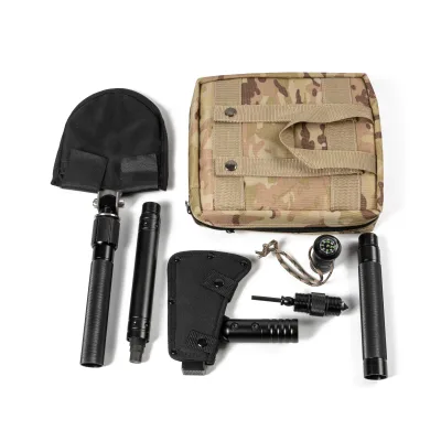 High Quality Small Shovel and Axe Set Tactical Outdoor Folding Survival Multifunction Camping Tool Personal Defense Equipment