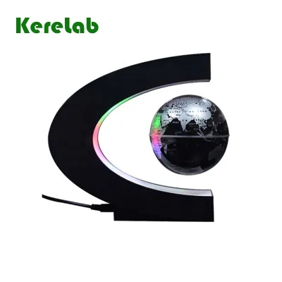 Office Home Decoration Teaching Tools Floating Magnetic Levitating Globe Light World Map Levitation Light Terrestrial Globe