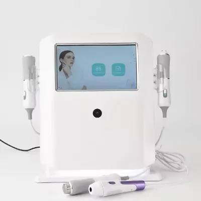 NES 4 in 1 Super CO2 Bubble Oxygenation Facial Machine with Skin Analyzer US/UK Plug Compatible Skin Tightening & Whitening