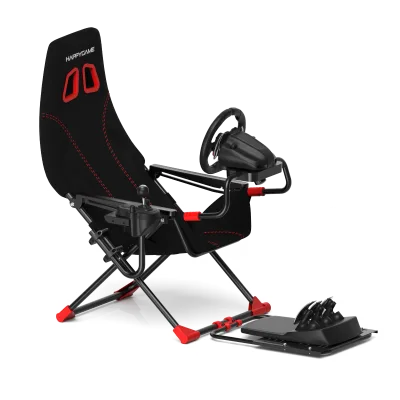 Game Simulator Folding Racing Simulator Bracket Seat Gaming Steering Wheel Bracket Racing Game Experience Device