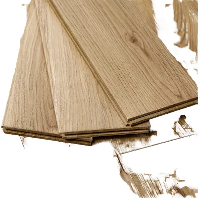 Indoor 18mm Modern Oak Solid Wood Flooring Smooth Matte ABCD Surface Water Resistant Easy Installation 5+ Year Warranty for