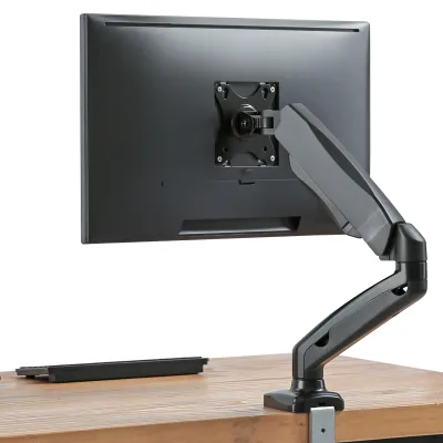 High Quality Office Flexible Gas Spring Laptop Desk Mount and Computer Adjustable Monitor Arm