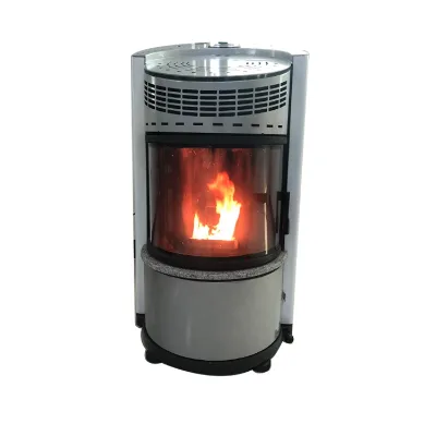 HY Round Design Cheap Biomass Cast Iron Wood Pellet Boiler Stove With CE Approved 11kw