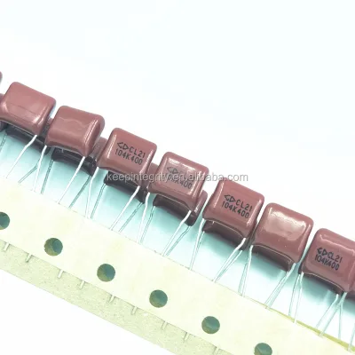 CL21 400V 100nf Shenzhen factory film capacitor 104 10mm pitch 104k400 BOM Service