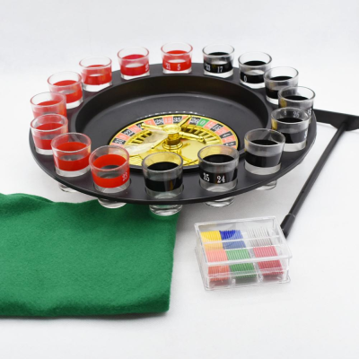 Glass Casino Machine 3 in 1 Roulette Drinking Roulette Wheel Machine  Roulette Drinking Game