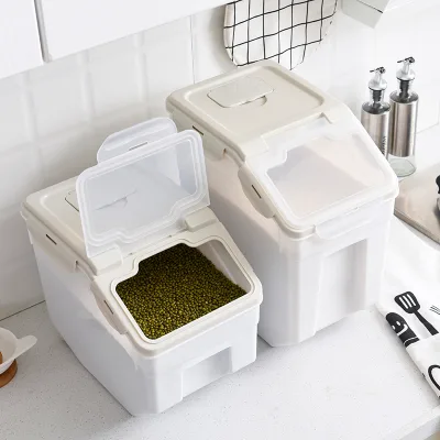 20L 30L Kitchen Plastic Pet Dog Food Rice Storage Container