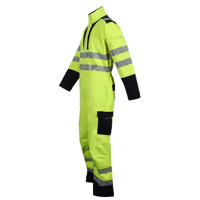 Oil & Gas Worker Men's Fire Retardant Breathable Polyester FR Coverall-Dishang Brand