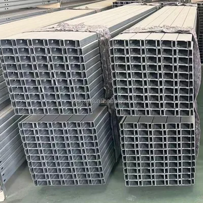 Hot Dip Galvanized U Channel UPN UPE100 6m 12m Length Custom Cutting Punching Processing Q235B S235JR Steel Channel