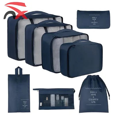 Newest High Quality 8 Set Packing Cubes Luggage Organizer Bags Travel Bag Set Luggage Storage Organizer for Travel Promotion