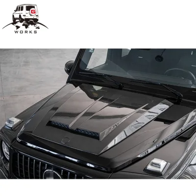 Dry Carbon Fiber B Style Front Bonnet Hood for W464 G500 G63 G65 2019~