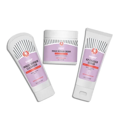 Korean Skincare Set Natural Super Skin Repair Oat Face Serum Cream Brightening Anti-wrinkles Skin Care Set Private Label Oem