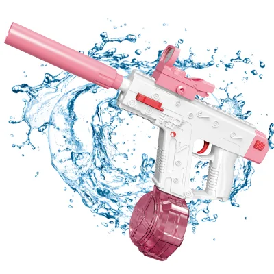 Children Bath Toys Electric Continuous Launching Gun Plastic Water Shooter Toys Home Party Funny Custom Small Water Babies Gun