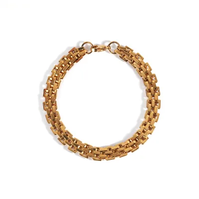 Factory Direct High-Quality Minimalist Stainless Steel Jewelry Bracelet Unisex Neutral Wind and Fade Resistant Design Bracelet