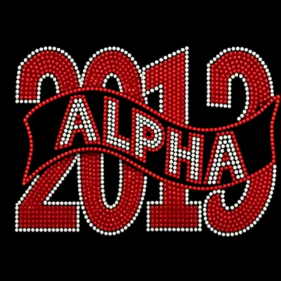 Wholesale Bling Rhinestone Iron on Heat Transfer Motif for T Shirt Hoodie Garment Decoration