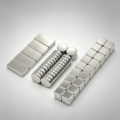 Industrial High Quality N52 Neodymium Rectangular Magnet 20x10x5mm with Bending Service