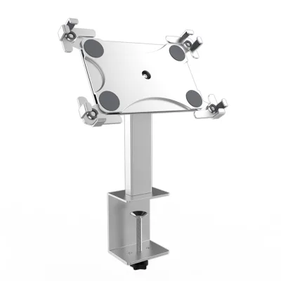 Restaurant Tablet Pos Terminal Stand Holder Checkout Counter Cashier Anti Theft Tablet Stand  Enclosure Adjustable with Lock