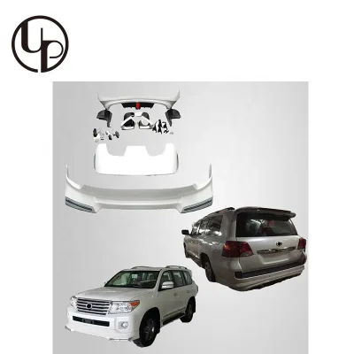 NEW Fitment LC200 Body Kit 2012y  Front Bumper Rear Bumper Muffler Tips Spoiler Wing Auto Parts PP Car Body Parts for LC200