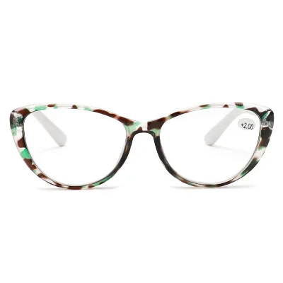 2023 Fashionable Female Anti-blue Light Cat Eye Eyeglasses Reading Glass Small Fresh Color Matching