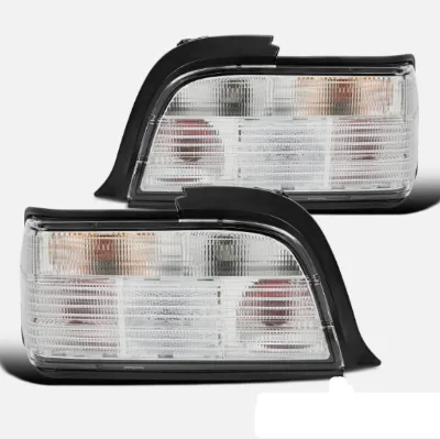 Apply to 1992-1998 for BMW 3 SERIES E36 2 DOOR COUPE EURO CLEAR LENS TAIL LIGHTS Fit LHD Car Light Autolight Autolamp bmw E36
