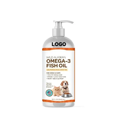 Wholesale Dogs Supplement Salmon Oil for Dogs & Cats Fish Oil Omega 3 Dogs Nutrition Probiotics for Pet