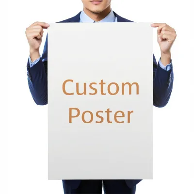 Custom Size Posters Printing Promotional Advertisement Posters Free Design Posters