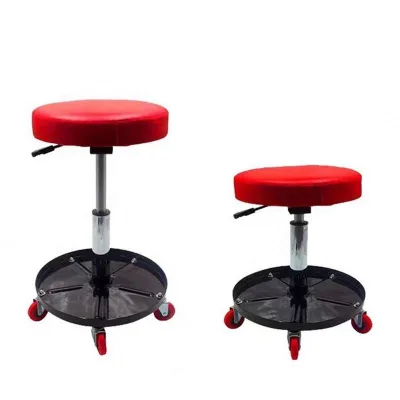 Car Repairing Mechanic Stools Roller Seat Adjustable Rolling Stool Chair