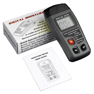 Hygrometer Wood Moisture Meter Humidity Tester Moisture Content Analyzer Cardboard Humidity Meter MT10 No Battery Included