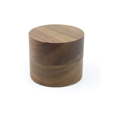 Custom Carved Wooden Storage Box Round Design for Engagement & Wedding Rings Flexible Jewelry Gift Ring Decoration Bin