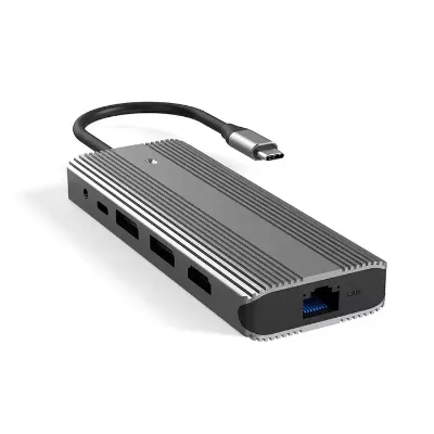 2026 4k 60hz Triple Monitor Display Usb C Docking Station with Usb3.0 Tf Hdd Pd Switcher Hub