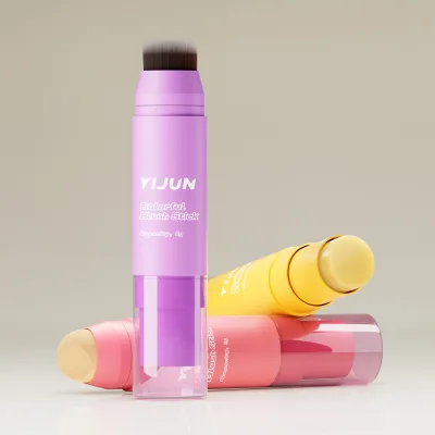 Custom Logo Wholesale 8g Liquid Foundation Concealer Highlight Packaging Tube with Brush Screen Printing Surface Handling