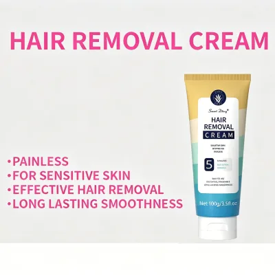 Herbal Underarm Hair Removal Cream Silky Painless Gentle Non-Irritating Private Label Hair Removal Cream for Beauty Salon