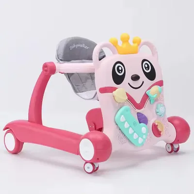 Comfortable Non-slip Main Push Armrest Toddler Baby Walker PP Material Baby Walk Chair  Learning Anti-rollover  Baby Walker