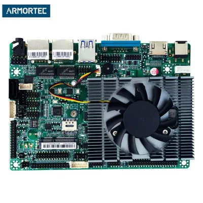 3.5-inch Mini-ITX Motherboard with Fan DDR4 Intel SATA Single Channel Integrated Graphics New for Cash Registers Panel PC
