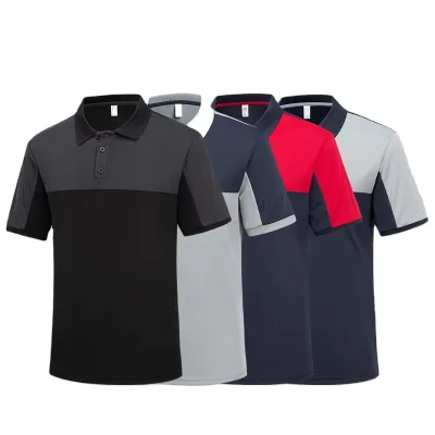Custom Printing or Embroidery Logo Button Uniform Work Polo Shirt T-Shirt