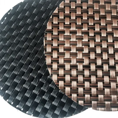 PVC Coated Polyester Woven Mesh Fabric for Outdoor Furniture Sofa Chair