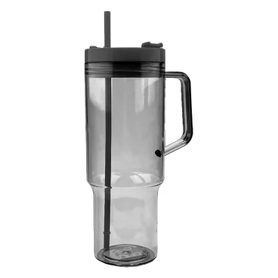 Houston Travel Mug MP027 45oz 1335ml Food Grade AS Plastic Spill Resistant Lid Straw Vibrant Colors Branding Large Capacity Mug