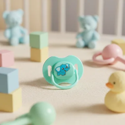 Wholesale Cartoon Baby Pacifier, Factory Price Ultra Soft Silicone Orthodontic Soother, Custom Logo Newborn Sleep Aid